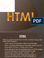 Lecture 2A HTML