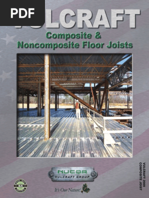Composite And Noncomposite Floor Joists Truss Beam