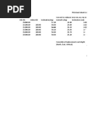 Excel Sheet For Exercise 5