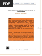 Vítimas e Monstros - Construção Social Do Adolescente Em Conflito Com a Lei