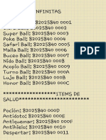 Cheats Pokemon Rojo Fuego PDF