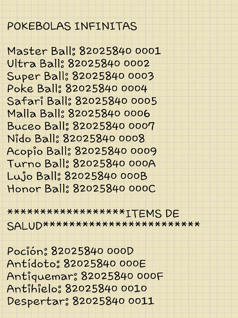 Cheats Pokemon Rojo Fuego Pdf