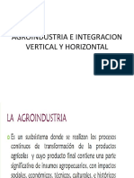 Agroindustria e Integracion Vertical y Horizontal