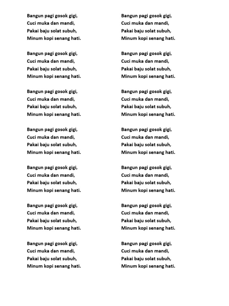 Bangun Pagi Pdf