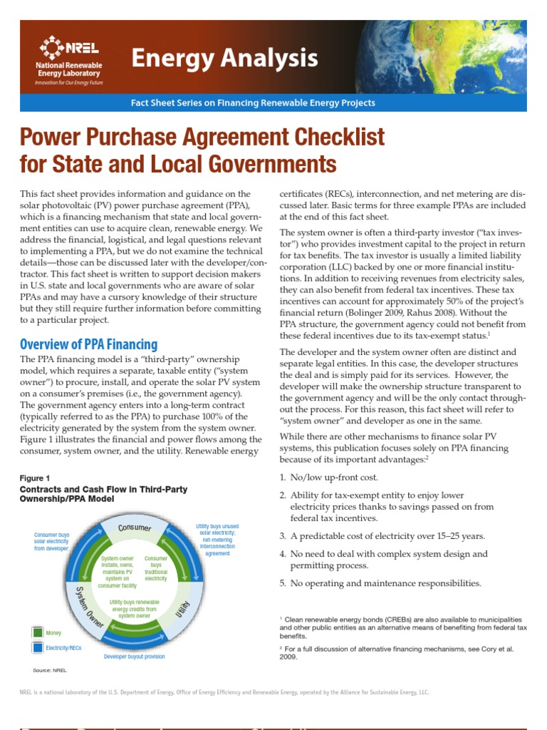 Solar PPA Guide for Governments | PDF | Solar Power | Photovoltaics