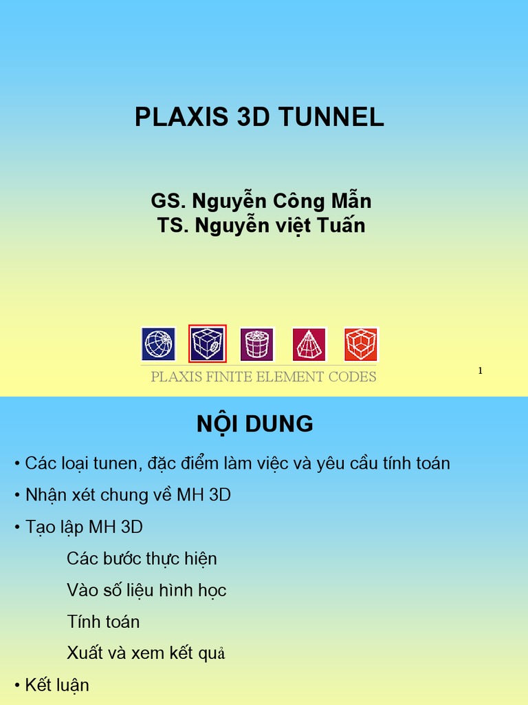 Slide - Plaxis 3D Tunnel | PDF