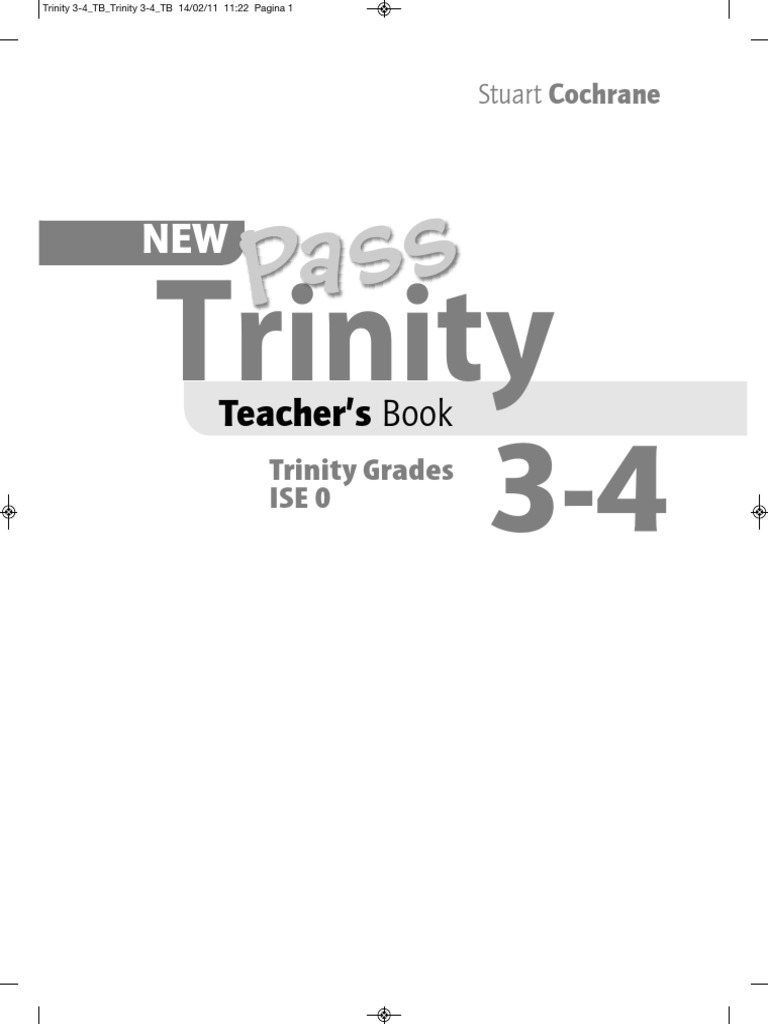 New Pass Trinity Grades 3 4 Teacher S Book | PDF | Question | Test ...
