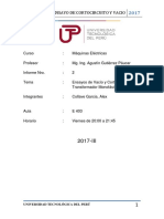 260334713 Informe 2 Ensayos de Vacio y Cortocircuito de Un Transformador Monofasico UTP