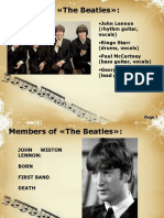 Esboço Da Apresentação Beatles-Membros