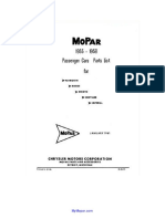 55to58 Mopar Parts Catalog