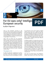Brief 8 EU Intelligence Cooperation
