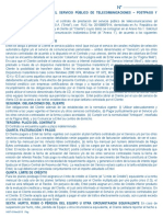 Contrato de Prestacion Del Servicio Publico de Telecomunicaciones Postpago