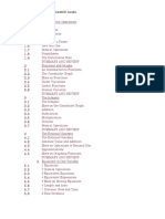 Algebra Tableof Contents