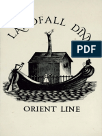 Orient Line Landfall Dinner, 6th April 1937