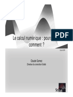 Calcul Numerique