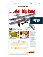 Model Biplane Plans - WoodArchivist