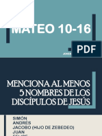 Mateo 10-16