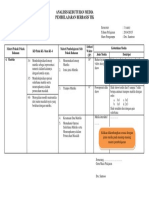 Contoh Analisis Kebutuhan Media