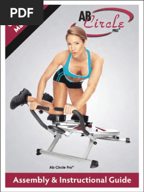 Ab Circle Pro Manual De Montagem Pdf