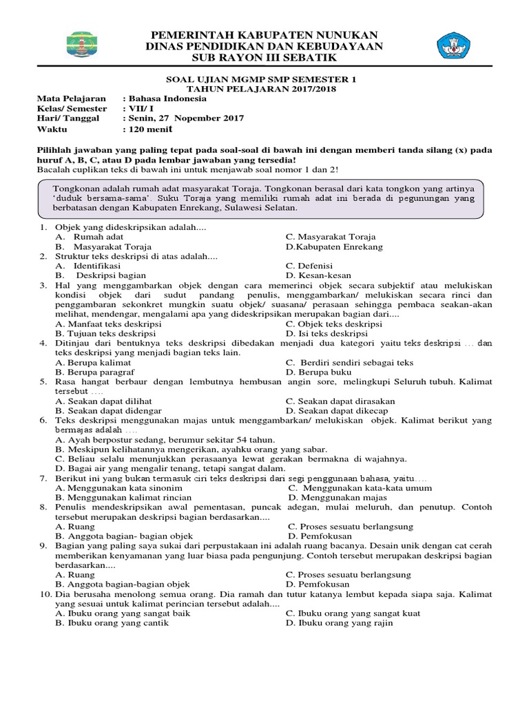 Kunci Jawaban Rumah Makan Nyampleng - Mata Pelajaran