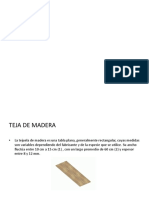 Teja de Madera