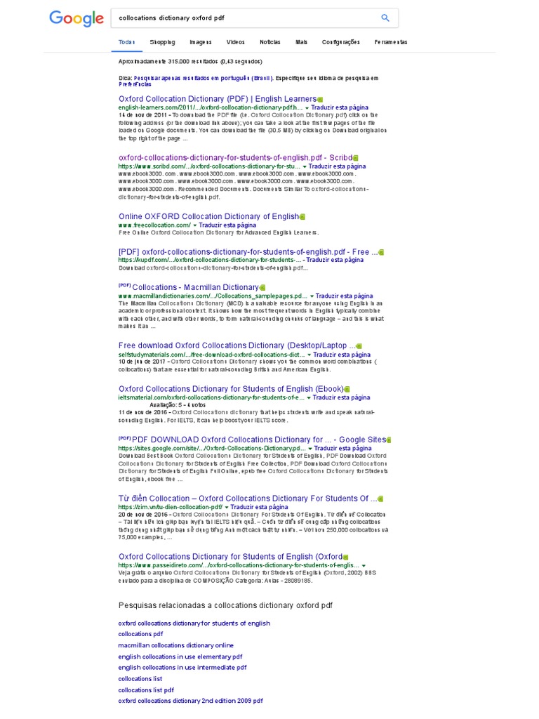 OxfordCollocationsDictionaryForStudentsOfEnglish PDF Scribd