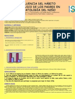 Influencia del hábito tabáquico de los padres en la patología del niño