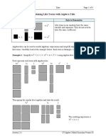 Activity 2-1 3 1 Combining Like Terms With Algebra Tiles