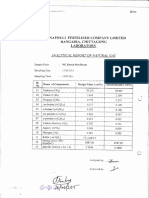 Gas Analysis Report