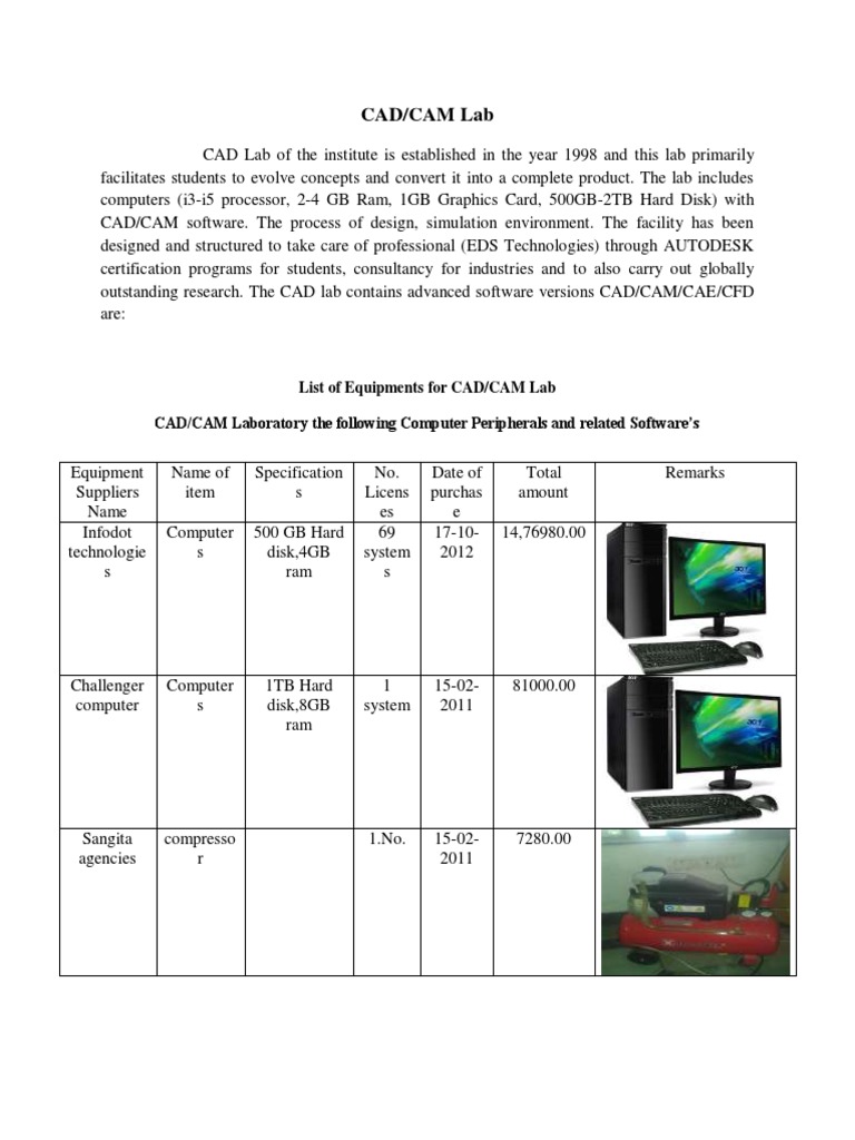 Cad/Cam Lab | PDF | Computer Aided Design | Numerical Control
