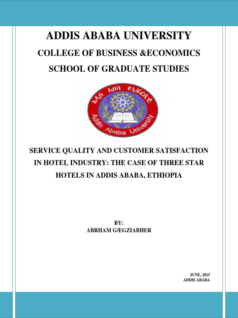 Addis ababa university management research paper pdf picture