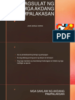 Pagsulat NG Mga Akdang Pampalakasan