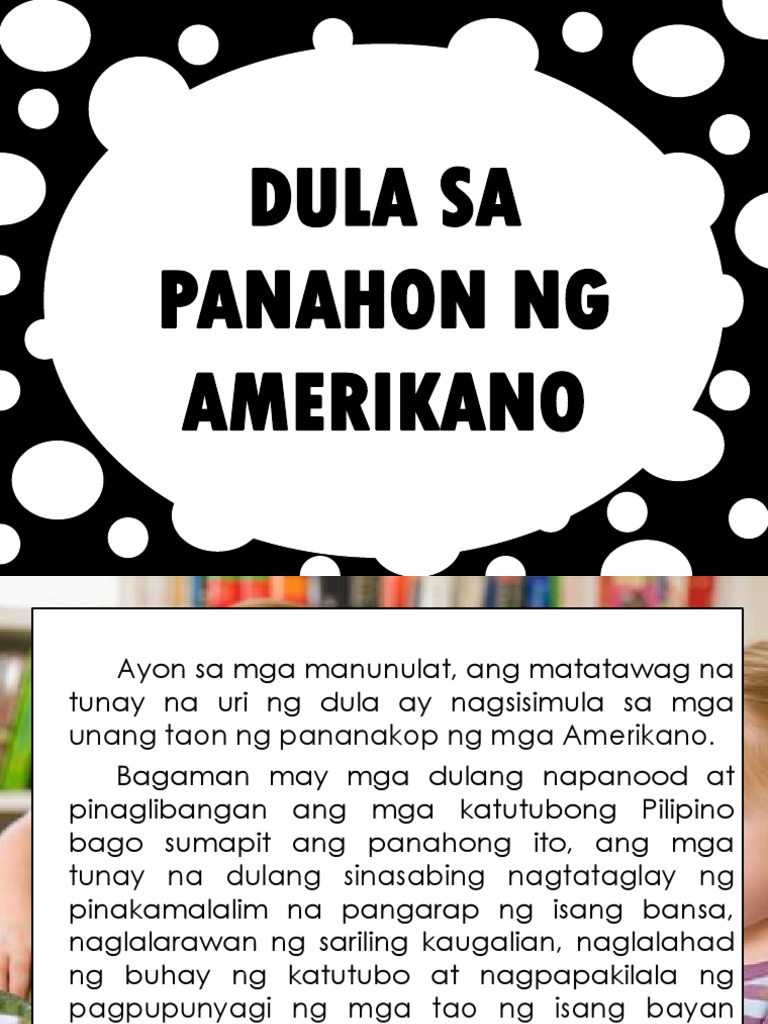 Dula Sa Panahon Ng Hapon At Amerikano - lapanahon