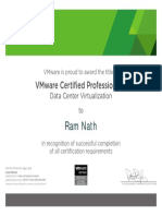 Ram Nath: Vmware Certified Professional 5