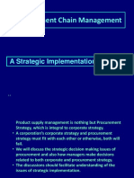 Procurement Chain Management: A Strategic Implementation Process