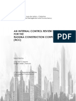 Internal Control Analysis, Recom and Implementation