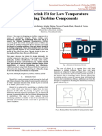 Design of shrink fits for low-temperature turbine components