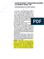 Extremadura en La Colección de Fueros y Cartas-Puebla de España Por Real Academia de La Historia, 1852