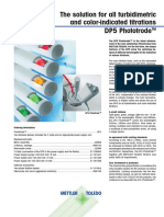 The Solution For All Turbidimetric and Color-Indicated Titrations DP5 Phototrode