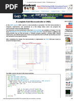 A Complete 8-Bit Microcontroller in VHDL - FPGA4student