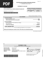 Total Amount Due 3,106.05: Poliwes Barangay Pr2-301 Apugan ST Bgy Poliwes, Baguio City Baguio City