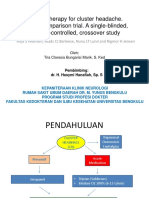 Terapi Oksigen untuk Cluster Headache