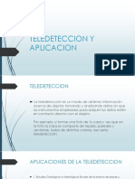 Teledetección aplicaciones