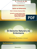 Derecho Natural y Enfermería