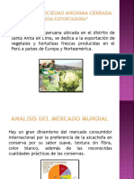 Presentacion de Alcachofas Peruanas