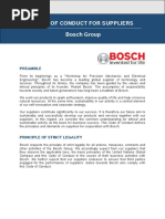 Bosch Supplier Code of Conduct