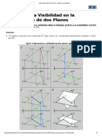 Intersección Entre Dos Planos - Analisis de Visibilidad PDF