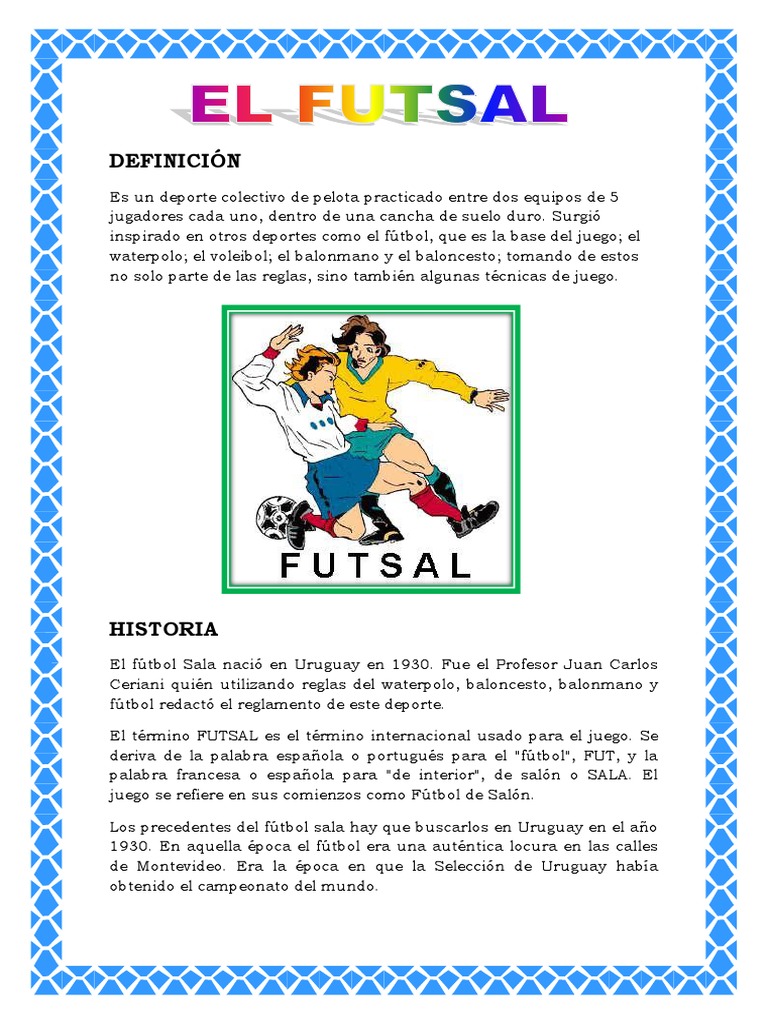 El futsal Asociación de Futbol Reglas y regulaciones deportivas