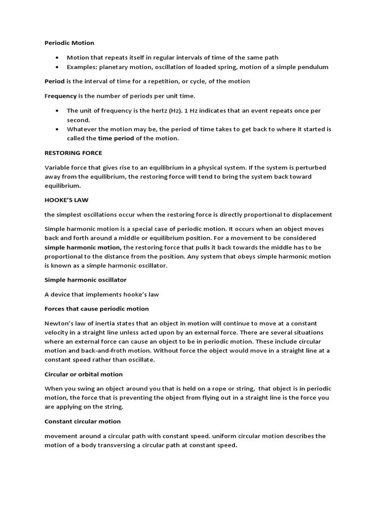 Physics Handouts Handouts | PDF | Waves | Wavelength