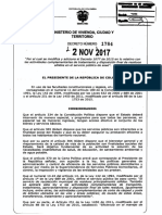 Decreto 1784 Del 02 de Noviembre de 2017 Aseo